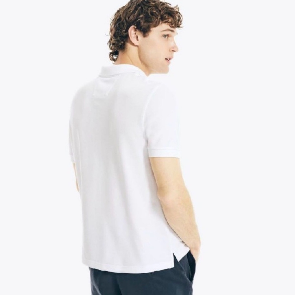 Nautica Men’s Performance Deck Polo Large – White – Classic - Picture 2 of 6